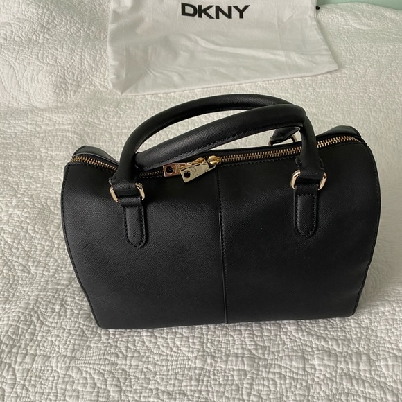 DKNY saffiano leather bowling bag - Picture 2 of 4